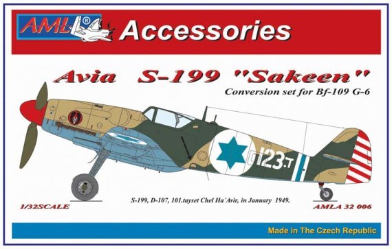 1/32 Avia S-199 Sakeen Conversion set  5x camo