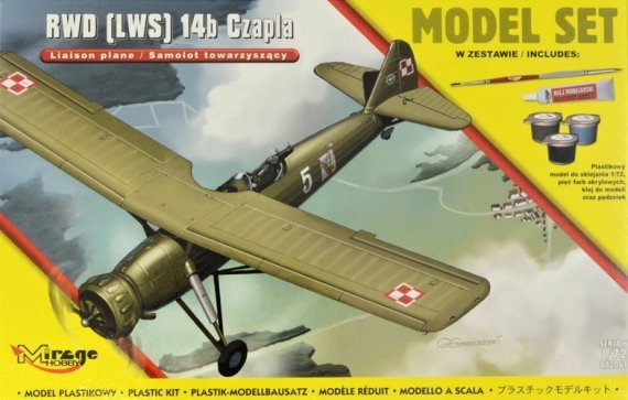 MODEL SET 1/72 RWD 14b Czapla