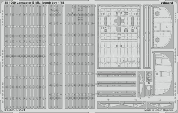 1/48 Avro Lancaster B.I bomb bay