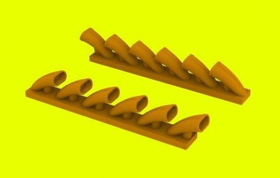 1/48 Hawker Tempest Mk.V/VI exhaust stacks