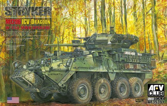 1/35 US Army M1296 Stryker Dragoon Infantry Carrier Vehicle ESA