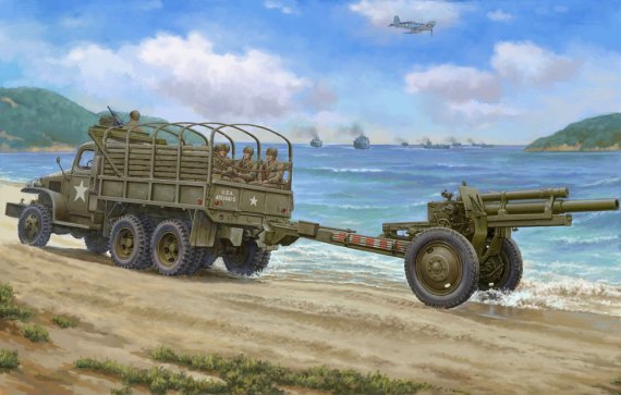 1/35 US Army CCKW-352 6x6 Mg Ring Mount Version Truck & M2A1