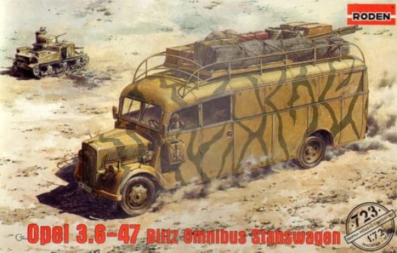 1/72 Opel 3.6-47 Blitz Stabswagen