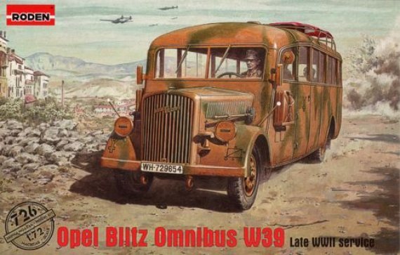 1/72 Opel Blitz Omnibus W39 (Late WWII service)