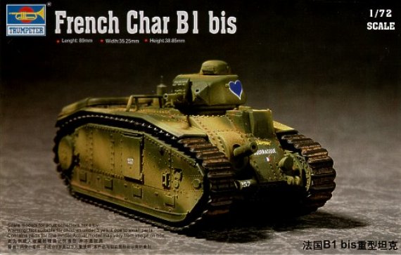 Trumpeter Char B1 bis Fran�ais 1/72