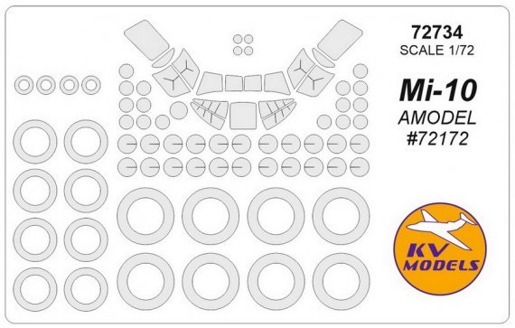 1/72 Mil Mi-10 paint masks