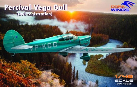 1/48 Percival Vega Gull civilian registrations