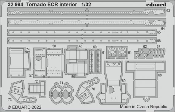 1/32 SET Tornado ECR interior