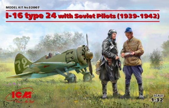 1/32 I-16 type 24 with Soviet Pilots