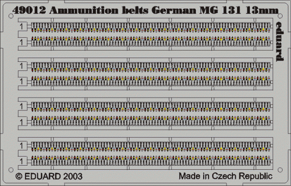 Ammunition Belts MG131 13mm