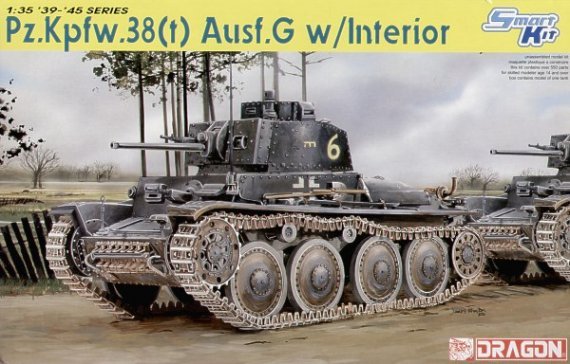 1/35 Pz.Kpfw.38(t) Ausf.G w/Interior