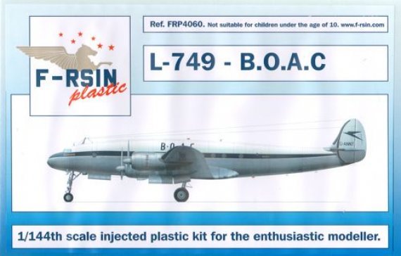 1/144 Lockheed L-049/L-749 Constellation  BOAC  silk-screened/