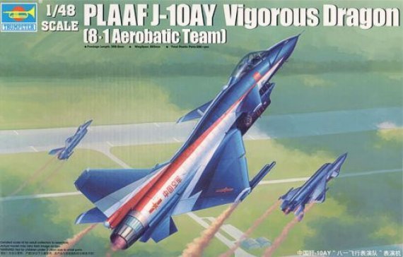 1/48 J-10AY Vigorous Dragon Ba Yi Aerobatic Team PLA