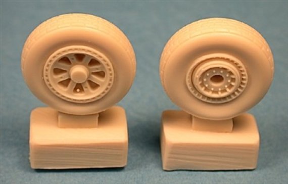 1/48P-47N Thunderbolt Wheels, Block Tread