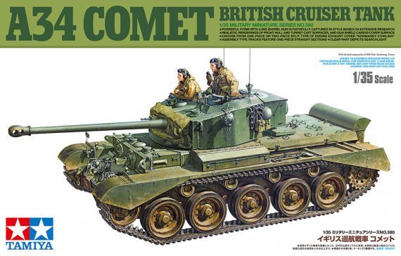 1/35 A34 Comet British Cruiser Tank Cruising to Victory