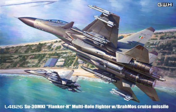 1/48 Sukhoi Su-30MKI Flanker-H Multi-Role Fighter with BrahMos
