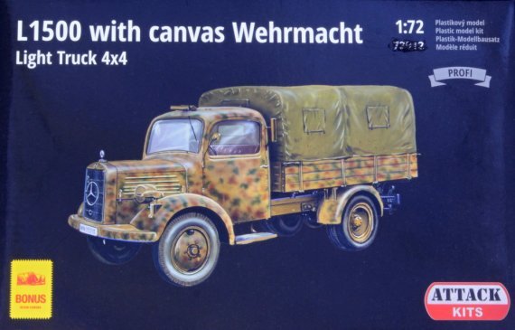 1/72 L1500 with canvas Wehrmacht Light Truck 4x4