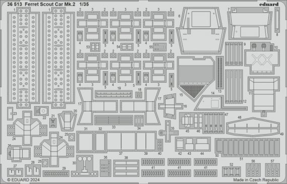 1/35 SET Ferret Scout Car Mk.2 for Airfix