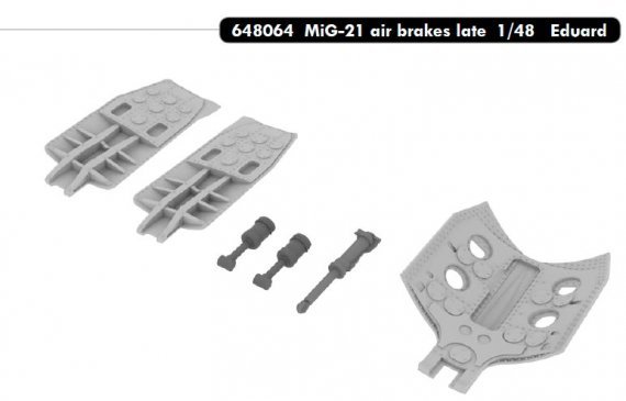 1/48 MiG-21 late airbrakes (EDU)