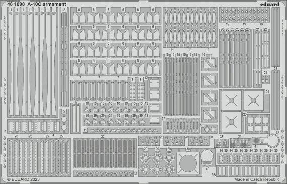 Fairchild A-10C Thunderbolt II armament 1/48
