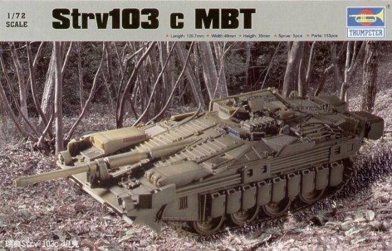 Trumpeter Strv.103C Schwedischer Panzer 1/72