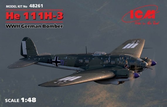 1/48 Heinkel He 111H-3 German Bomber