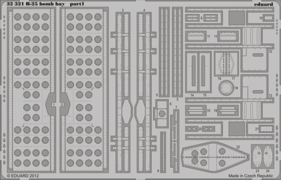 1/32 B-25 bomb bay (HK MOD)