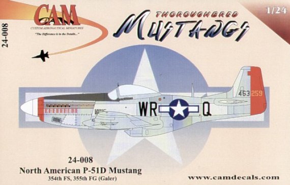 Cam Decals P-51D Mustang 1/24 - 463259 WR-Q Cherraine