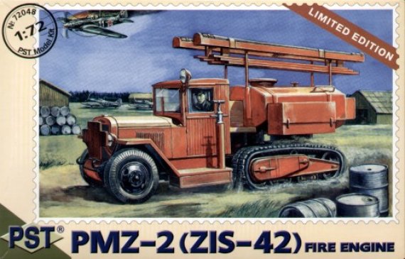 PST 1/72 PMZ-2 ZIS-42 Camion Pompiers