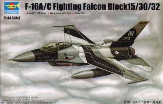 1/144 Lockheed-Martin F-16C Fighting Falcon Block 15/30/32