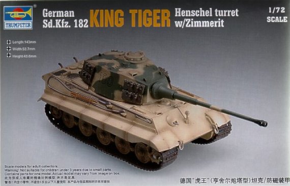 Trumpeter Pz.Kpfw.VI King Tiger Sd.Kfz.182 1/72