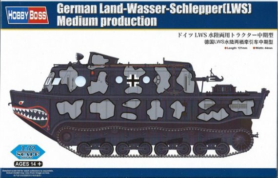 1/72 Land Wasser Schlepper Tractor