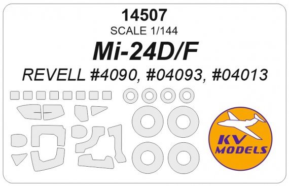 1/144 Mil Mi-24D/F mask for Revell