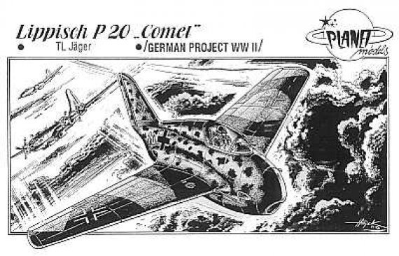 Planet 1/72 Lippisch P 20 Comet Tl J�ger