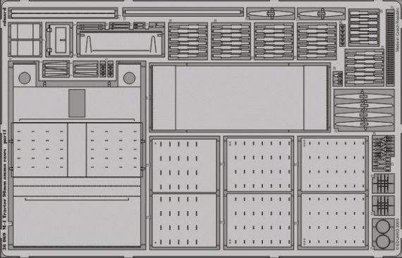 SET M-4 Tractor 90mm ammo cases (HOBBYB)