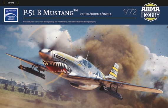 1/72 P-51B Mustang China, Burma, India