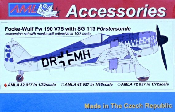 1/32 Fw 190 V75 with SG 113 Frstersonde Conversion set