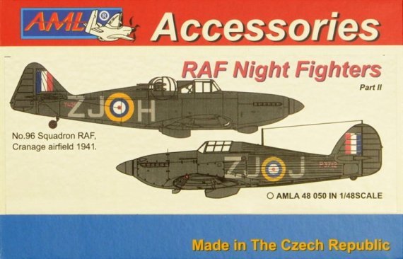 1/48 RAF Night Fighters  6 stub exh.versions Pt.2
