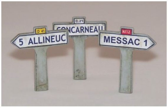 1/35 Fingerposts  France II (3 pcs.)
