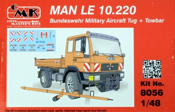 1/48 MAN LE 10.220 Military Airport Tug with towbar