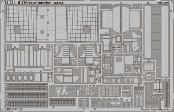 1/72 B-17G rear interior (REV)