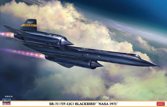 1/72 Lockheed SR-71 YF-12C Blackbird Nasa 1971 Kit