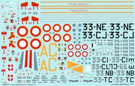 1/48 Dassault Mirage IIIR & IIIRD