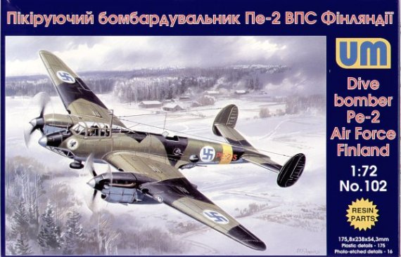 Unimodel Petlyakov Pe-2 Finnish Air Force 1/72