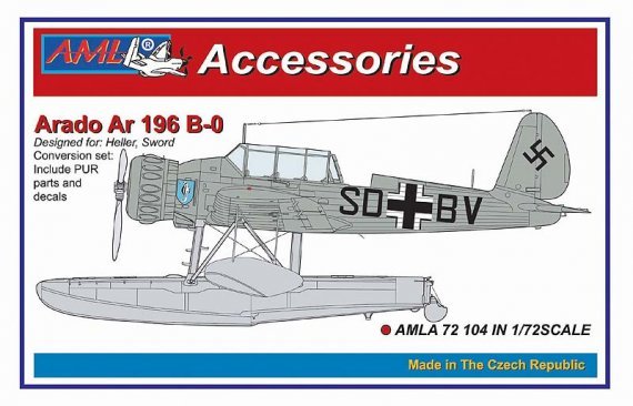 1/72 Arado Ar-196B-0 for Heller and Sword