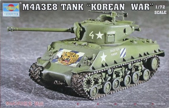 1/72 M4A3E8 Tank