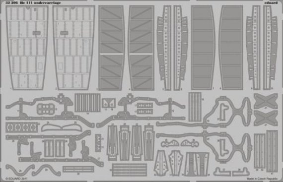1/32 Heinkel He 111 undercarriage (Revell)