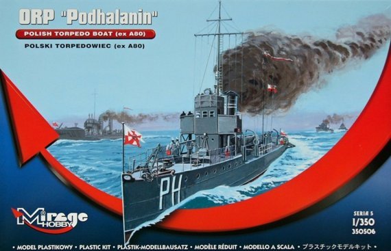 1/350 ORP Podhalanin Polish Torpedo Boat (ex A80)