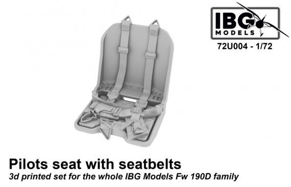 1/72 Pilots Seat with seatbelts Fw 190D