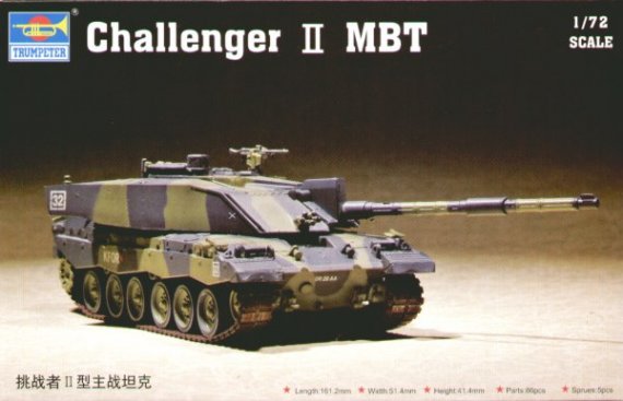 Trumpeter British Challenger 2 Tank 1/72